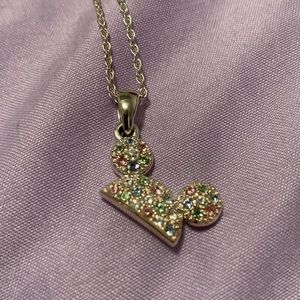 🪩SOLD—DISNEY Mickey Ears Necklace (Swarovski Crystals)